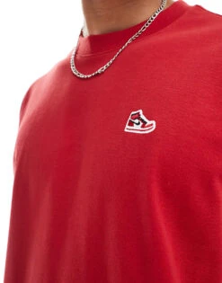 Jordan Crew Neck T-shirt In Varsity Red For Men -Nike Sales Store 207047318 3