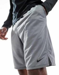 Nike Training Totality Dri-FIT Knitted 9 Inch Shorts In Grey For Men -Nike Sales Store 207049644 1 grey 1