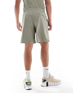 Nike Training Unlimited Dri-FIT Woven 9inch Shorts In Light Green For Men Khaki -Nike Sales Store 207049667 3