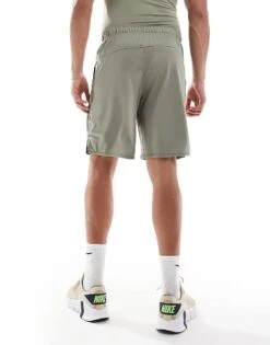 Nike Training Totality Dri-FIT Knitted 9 Inch Shorts In Khaki For Men -Nike Sales Store 207049673 3