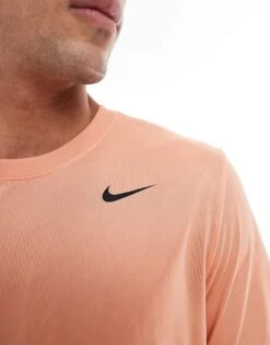Nike Training Legend Dri-FIT T-shirt In Orange For Men Peach -Nike Sales Store 207049687 3