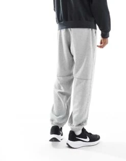 Nike Training Heritage Fleece Joggers In Grey For Men -Nike Sales Store 207049701 3