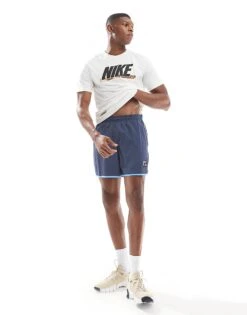 Nike Training Heritage Woven 5 Inch Shorts In Blue For Men Mid Blue -Nike Sales Store 207049735 1 midblue 1
