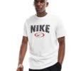 Nike Training Oval Swoosh Graphic T-shirt In White For Men -Nike Sales Store 207049742 1 white