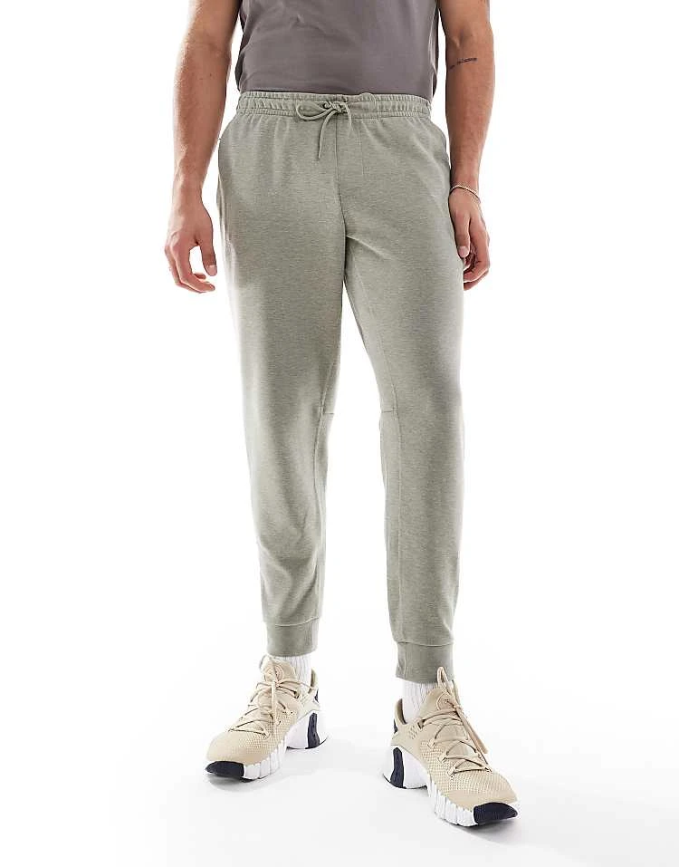 Nike Training Primary Dri-FIT Joggers In Grey For Men Khaki 6 Nike Training Primary Dri-FIT Joggers In Grey For Men Khaki - Image 4