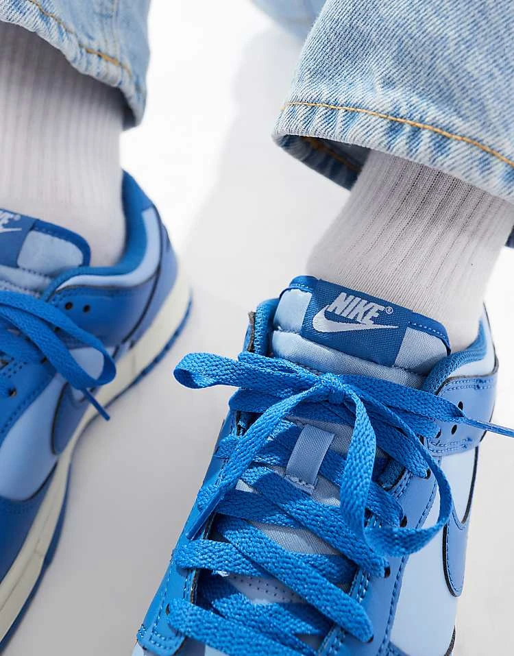 Nike Dunk Low Retro Trainers In Blue And Sail For Men Mblue 6 Nike Dunk Low Retro Trainers In Blue And Sail For Men Mblue - Image 4