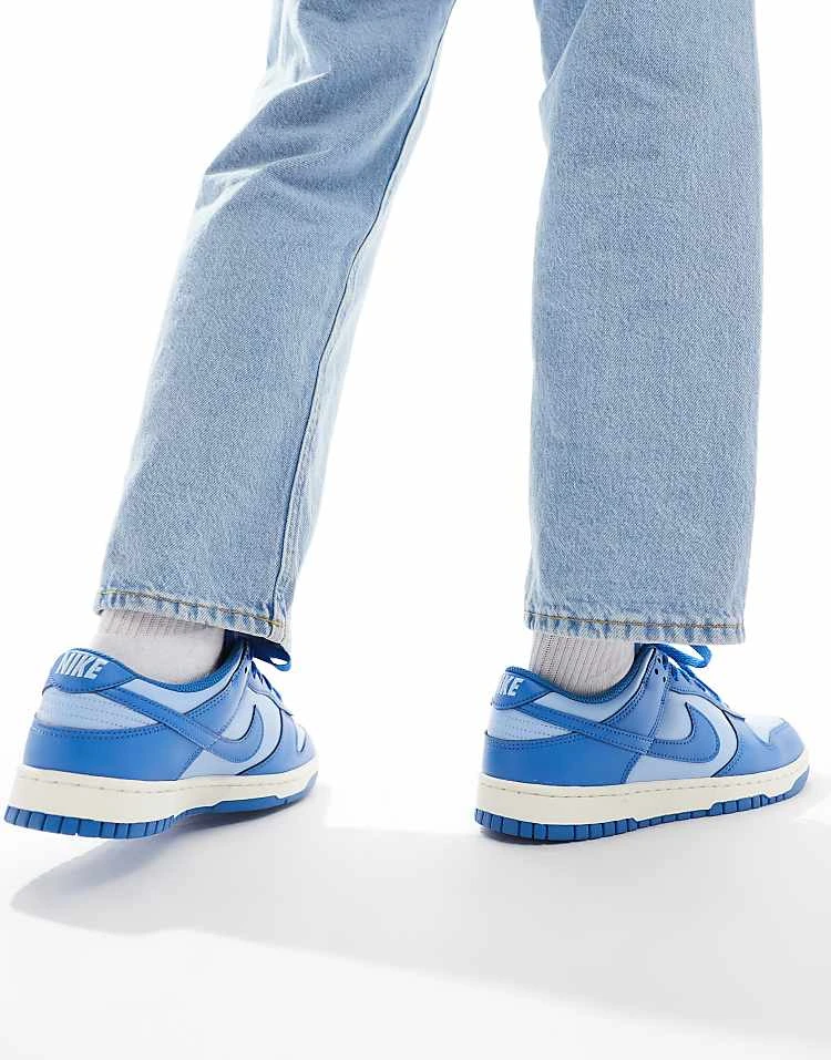 Nike Dunk Low Retro Trainers In Blue And Sail For Men Mblue 7 Nike Dunk Low Retro Trainers In Blue And Sail For Men Mblue - Image 5