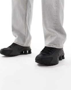 Nike Shox R4 Trainers In Black For Men 13 Nike Shox R4 Trainers In Black For Men -Nike Sales Store 207049817 1 black 1