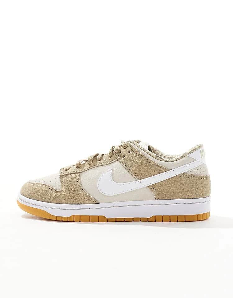 Nike Dunk Low Trainers In Cream And Orewood Brown For Men 4 Nike Dunk Low Trainers In Cream And Orewood Brown For Men - Image 2
