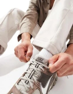 Nike Zoom Vomero 5 Trainers Trainers In Brown And Off White For Men Grey -Nike Sales Store 207050005 4