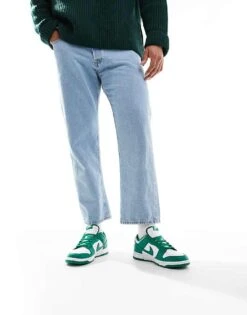 Nike Dunk Low Retro Trainers In Green And White For Men Mid Green -Nike Sales Store 207050083 3