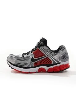 Nike Zoom Vomero 5 Trainers In Metallic Silver And Black For Men -Nike Sales Store 207050217 2