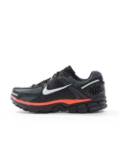 Nike Zoom Vomero 5 Trainers In Black And Metallic Silver For Men -Nike Sales Store 207050268 2