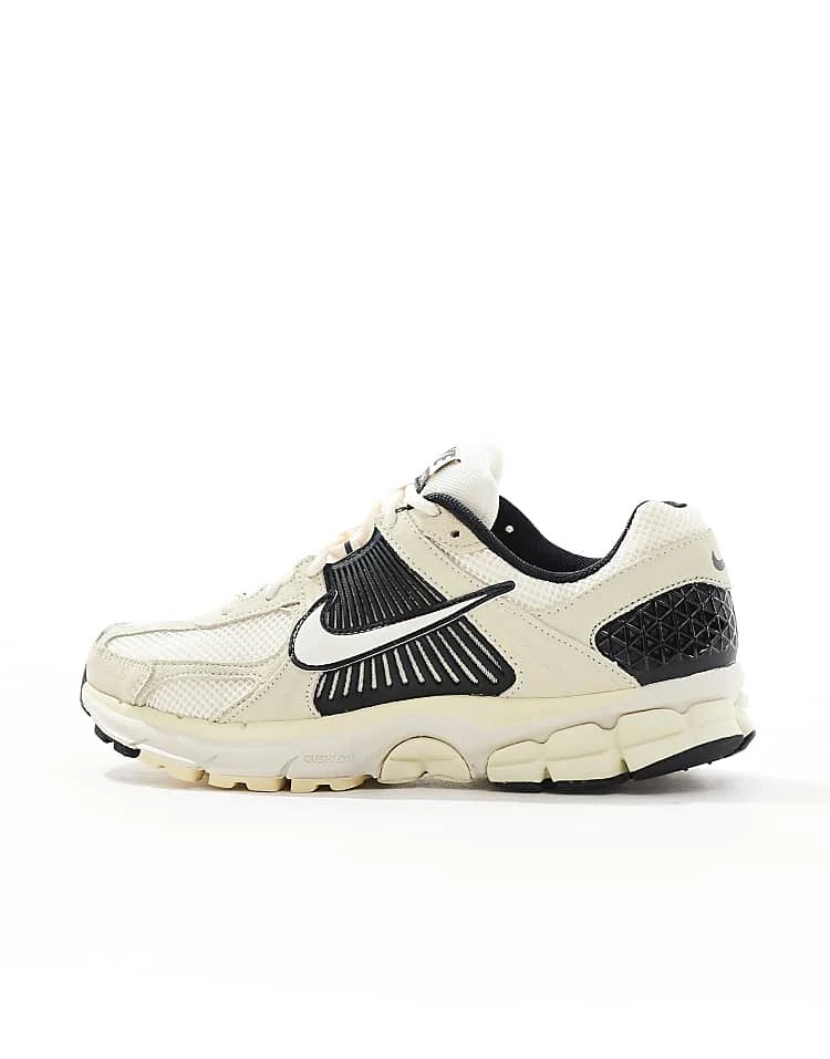 Nike Zoom Vomero 5 Trainers Trainers In Cream And Black For Men 4 Nike Zoom Vomero 5 Trainers Trainers In Cream And Black For Men - Image 2