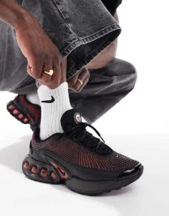 Nike Air Max DN Trainers In Black With Crimson Red For Men 10 Nike Air Max DN Trainers In Black With Crimson Red For Men -Nike Sales Store 207050338 3