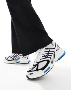 Nike Air Pegasus 2005 Trainers In White, Black And Blue For Men Mblue -Nike Sales Store 207050371 1 mblue 1