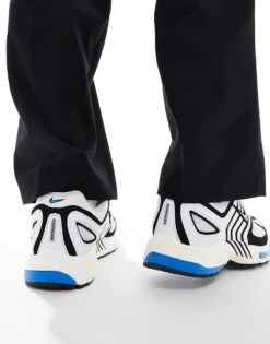 Nike Air Pegasus 2005 Trainers In White, Black And Blue For Men Mblue -Nike Sales Store 207050371 5