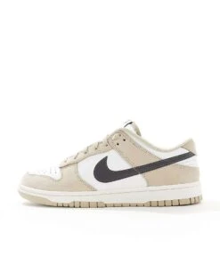 Nike Dunk Low Trainers In Beige And Grey For Men Khaki -Nike Sales Store 207050463 2
