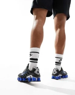 Nike Shox TL Trainer In Black And Metallic Silver For Men -Nike Sales Store 207050480 3