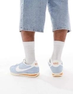 Nike Cortez Trainer In Sail And Orange For Men -Nike Sales Store 207050539 4