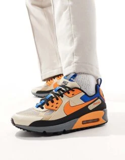 Nike Air Max 90 Drift Trainers In Orange And Blue - ORANGE For Men