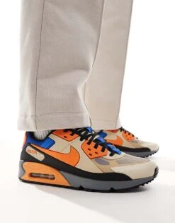 Nike Air Max 90 Drift Trainers In Orange And Blue - ORANGE For Men -Nike Sales Store 207050573 5