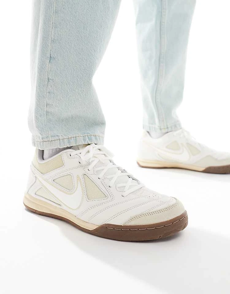 Nike Gato Trainers In Khaki And White For Men 8 Nike Gato Trainers In Khaki And White For Men - Image 6