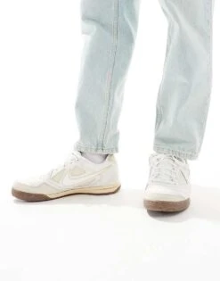 Nike Gato Trainers In Khaki And White For Men 12 Nike Gato Trainers In Khaki And White For Men -Nike Sales Store 207050624 5