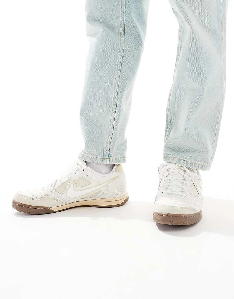 Nike Gato Trainers In Khaki And White For Men 7 Nike Gato Trainers In Khaki And White For Men - Image 5