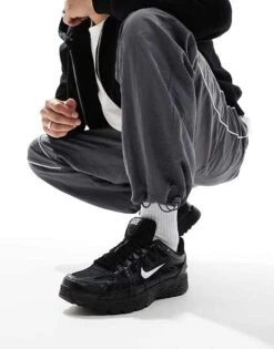 Nike P-6000 Trainer In Black And White For Men