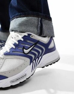 Nike Pegasus 2005 Trainers In White And Navy For Men -Nike Sales Store 207050734 3