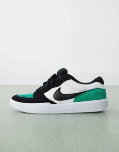 Nike SB Force 58 Trainer In White And Green For Men -Nike Sales Store 207050854 2