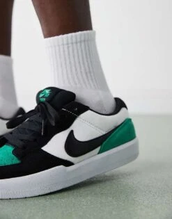 Nike SB Force 58 Trainer In White And Green For Men -Nike Sales Store 207050854 3