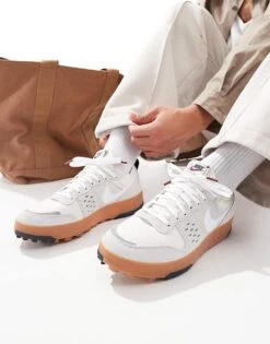 Nike C1ty Trainers In Grey And Gum Brown For Men -Nike Sales Store 207051015 1 grey 1