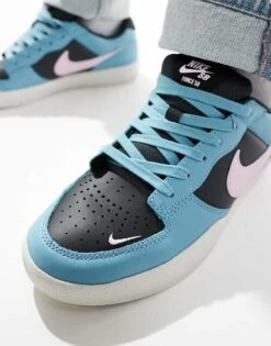 Nike SB Force Premium Trainers In Teal And Grey For Men Mid Blue 10 Nike SB Force Premium Trainers In Teal And Grey For Men Mid Blue -Nike Sales Store 207051048 3