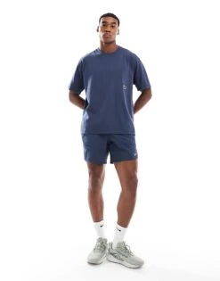 Nike Training Heritage Dri-FIT T-shirt In Blue For Men Mid Blue -Nike Sales Store 207051101 3