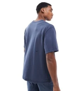 Nike Training Heritage Dri-FIT T-shirt In Blue For Men Mid Blue -Nike Sales Store 207051101 4