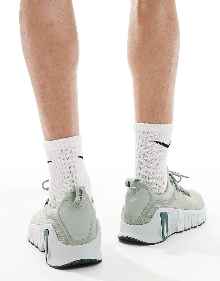 Nike Training Free Metcon 6 Trainers In Green For Men Stone 6 Nike Training Free Metcon 6 Trainers In Green For Men Stone - Image 4