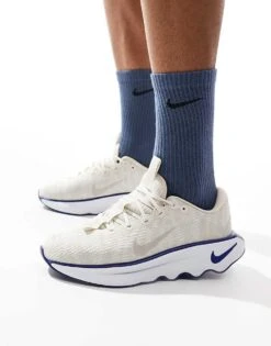 Nike Training Motiva Trainers In Cream And Blue For Men -Nike Sales Store 207051120 3