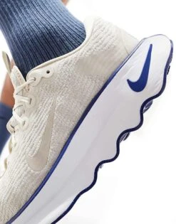 Nike Training Motiva Trainers In Cream And Blue For Men -Nike Sales Store 207051120 4