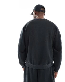 Nike Training Heritage Dri-FIT Fleece Sweatshirt In Black For Men -Nike Sales Store 207051143 3