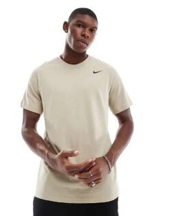 Nike Training Dri-FIT T-shirt In Light Beige For Men -Nike Sales Store 207051198 1 beige 1