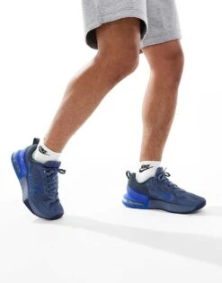 Nike Training Air Max Alpha 6 Trainers In Grey And Blue For Men -Nike Sales Store 207051217 1 blue 1