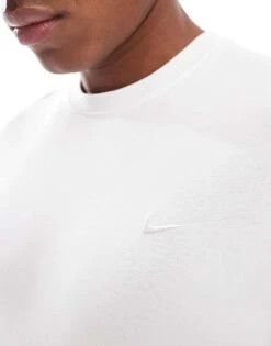 Nike Training Dri-FIT Long Sleeve Top In White For Men -Nike Sales Store 207051242 4