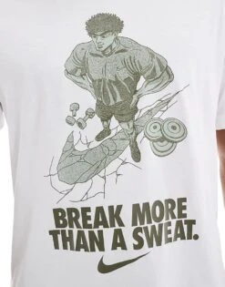 Nike Training Dri-FIT Slogan Short Sleeve T-shirt In White For Men -Nike Sales Store 207051253 3