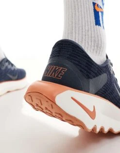 Nike Training Motiva Trainers In Navy And Orange For Men -Nike Sales Store 207051254 5