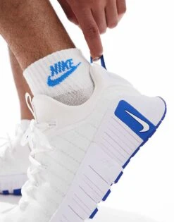 Nike Training Free Metcon 6 Trainers In White And Blue For Men 12 Nike Training Free Metcon 6 Trainers In White And Blue For Men -Nike Sales Store 207051305 5