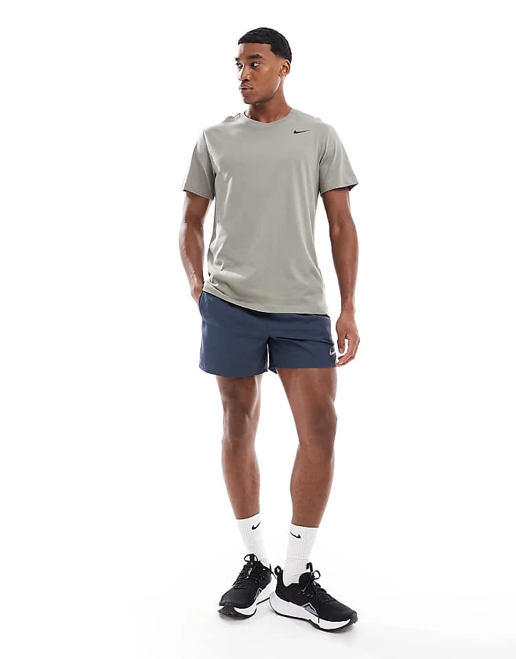 Nike Training Dri-FIT T-shirt In Khaki For Men 5 Nike Training Dri-FIT T-shirt In Khaki For Men - Image 3