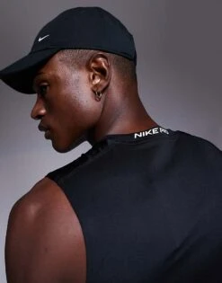 Nike Training Dri-FIT Muscle Fit Vest In Black For Men -Nike Sales Store 207051351 4