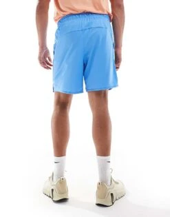 Nike Training Totality Dri-FIT Knit 7inch Shorts In Blue For Men Light Blue -Nike Sales Store 207051354 3